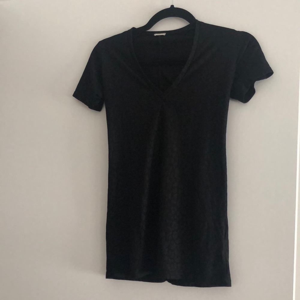 Monrow black tee shirt xs